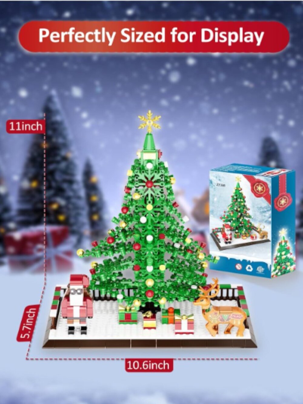 Christmas Tree Building Blocks - Picture 4 of 7